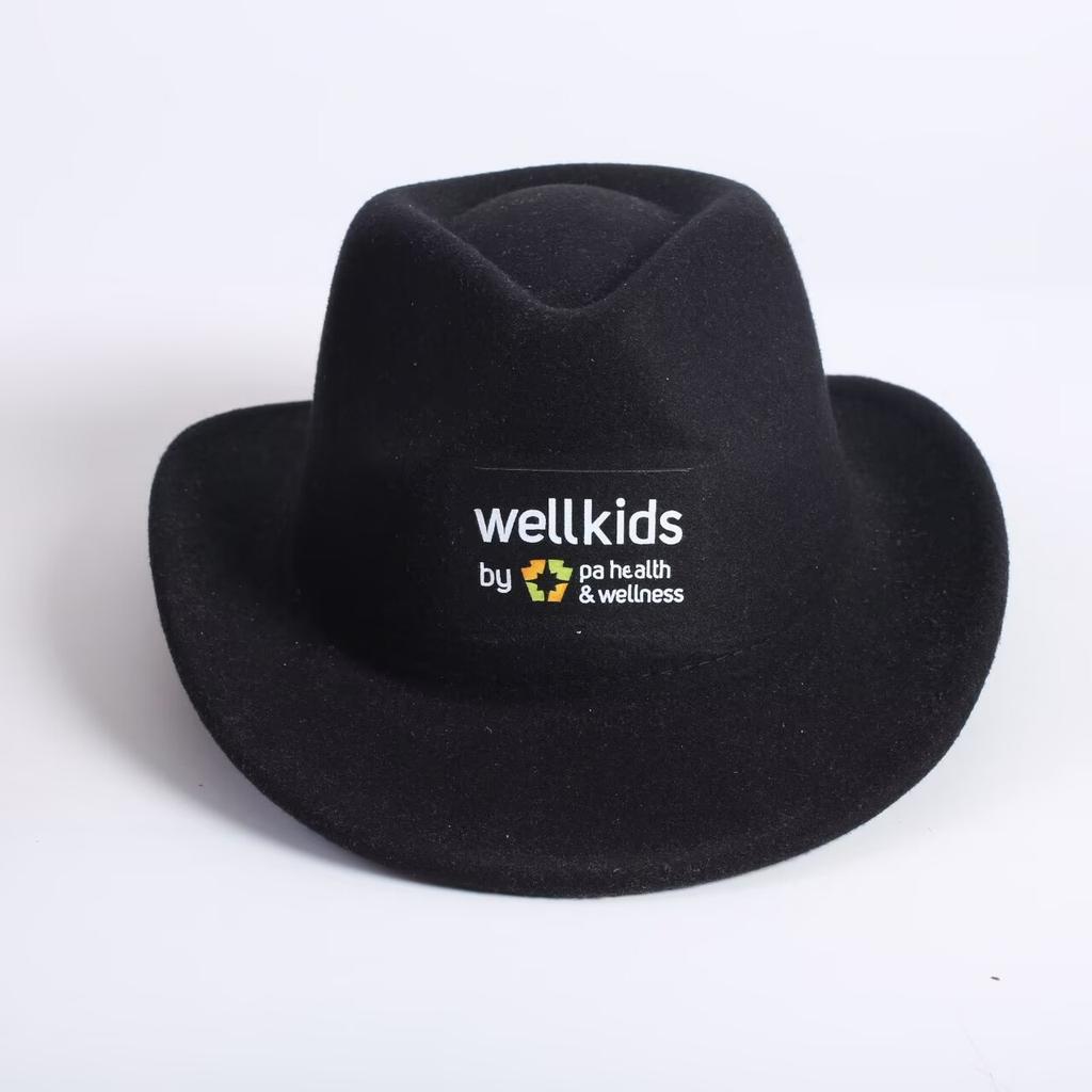Popular children's fashion cute western cowboy hat, small rancher outdoor children's jazz hat