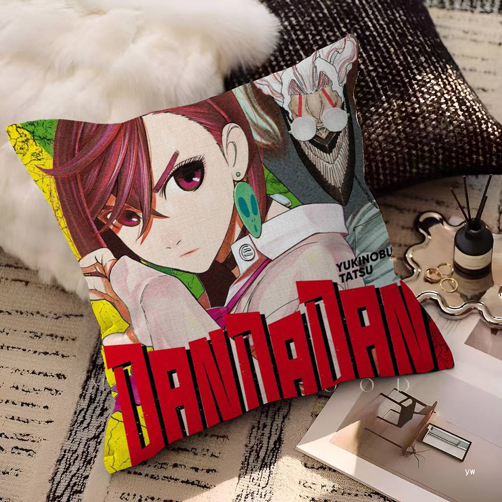 Popular Dan Da Dan Anime Cushion Cover Decorative Pillow Sofa Home Decor Case Pillow Cases