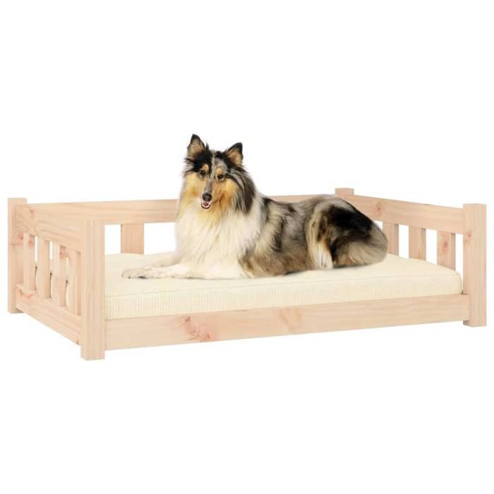 Maison Exclusive - Hundebett 95,5x65,5x28 cm Massivkiefernholz
