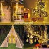 12m LED Solar String Light Outdoor Garden Fairy Lights 100Leds Waterproof Lamp for Christmas Party Decor