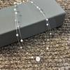 Collana multistrato di nicchia di lusso leggero di alta gamma