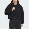 Adidas City Escape Jacket Printed Sports Casual Hooded Fleece Coat Women Jackets Black IP7049
