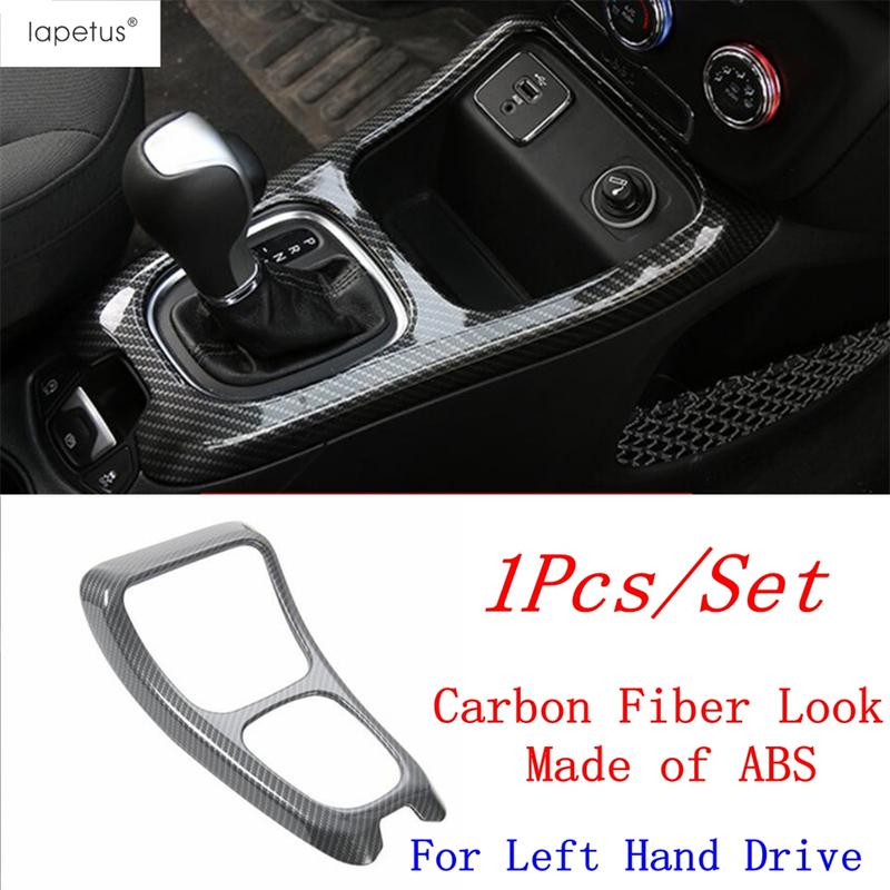 Central Control Shift Gear Frame Panel Decoration Cover Trim ABS Red / Blue Accessories Interior For Jeep Compass 2017 -