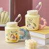 Cute Unicorn Cup with Glass Straw Mug Large Capacity Girl Heart Milk Fufu with Lid Water Cup Ceramic