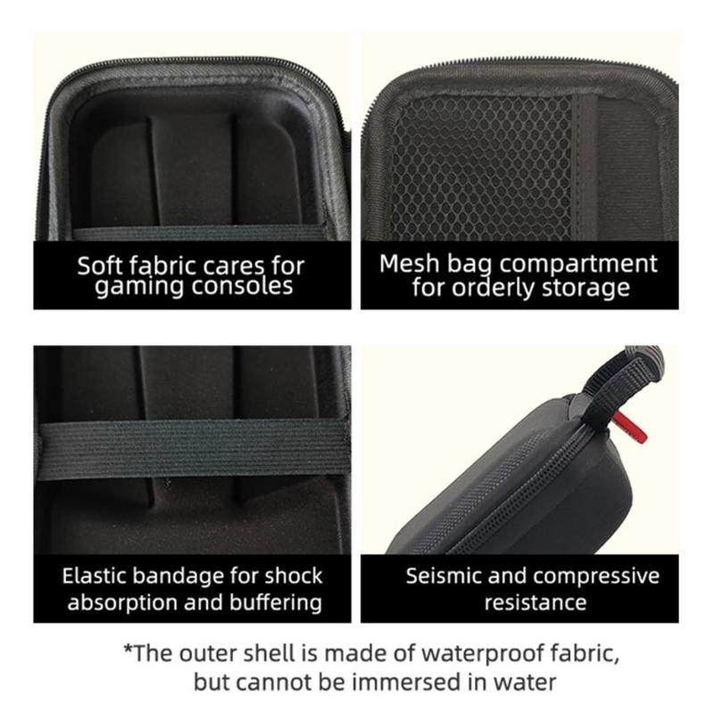 Large Capacity Protective Storage Box Suitable for RG406V Gaming Console Organizers Carrying Bag Shockproof Stylish Case