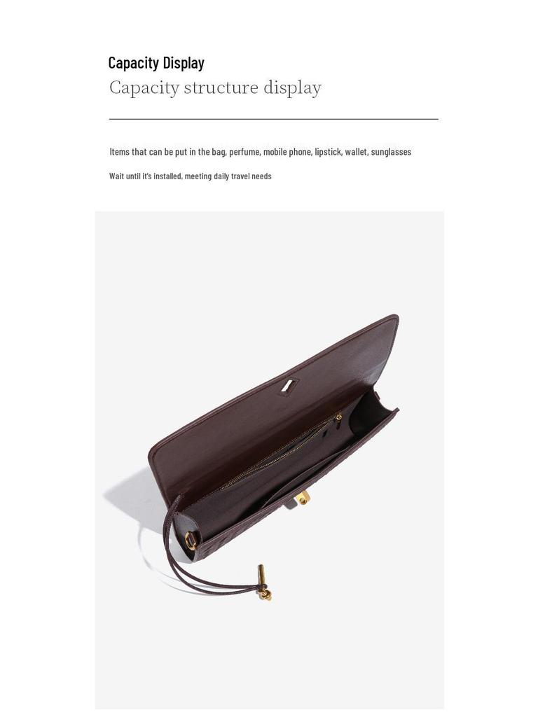 New Suede Hand-Woven Crossbody Shoulder Bag - Versatile Autumn/Winter Handbag