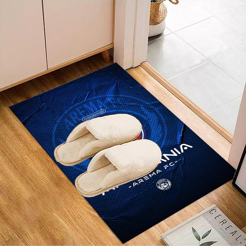 Arema Football club Printed Office Carpet Chair Cushion Entryway Rug, Rugs for Living Room, Bedroom Christmas gifts