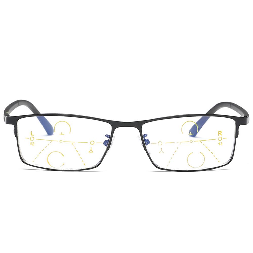 

Full-rim Ultralight Tr90 Leg Far and Near Progressive Multifocal Anti-blue Light Reading Glasses +0.75 +1.25 +1.5 +2 +1.75 TO +4 add 75