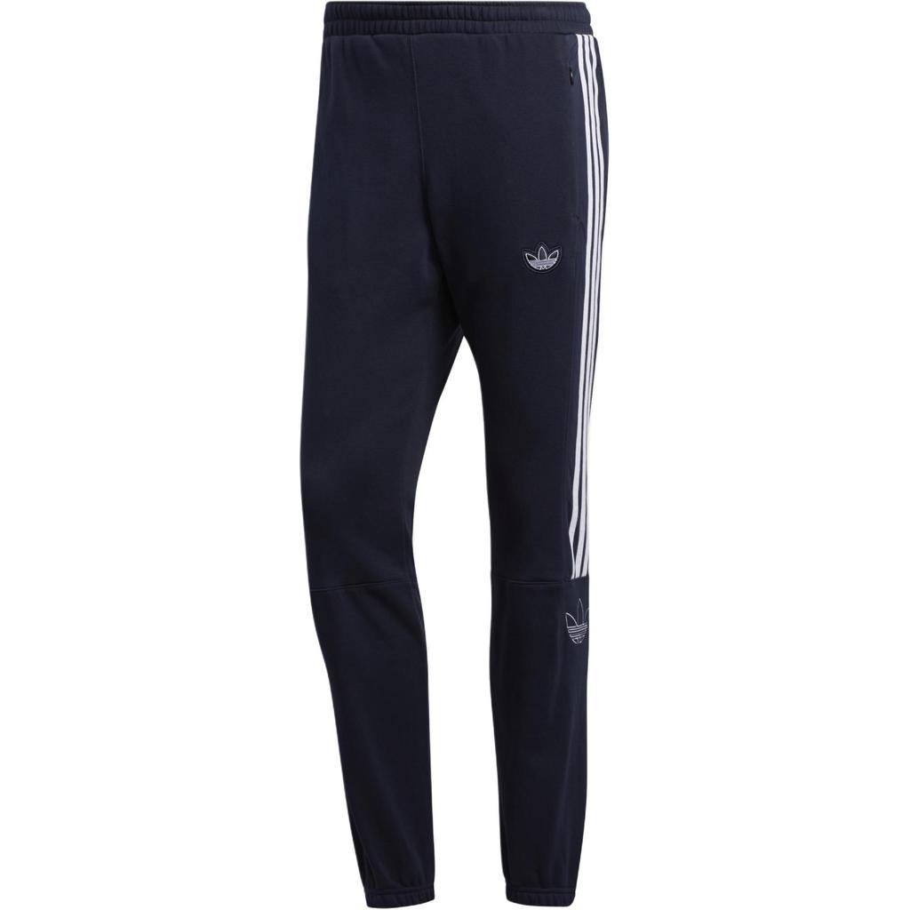 Adidas Originals Retro Outline Slim-Fit Track Pants Men Bottoms Navy EJ8792