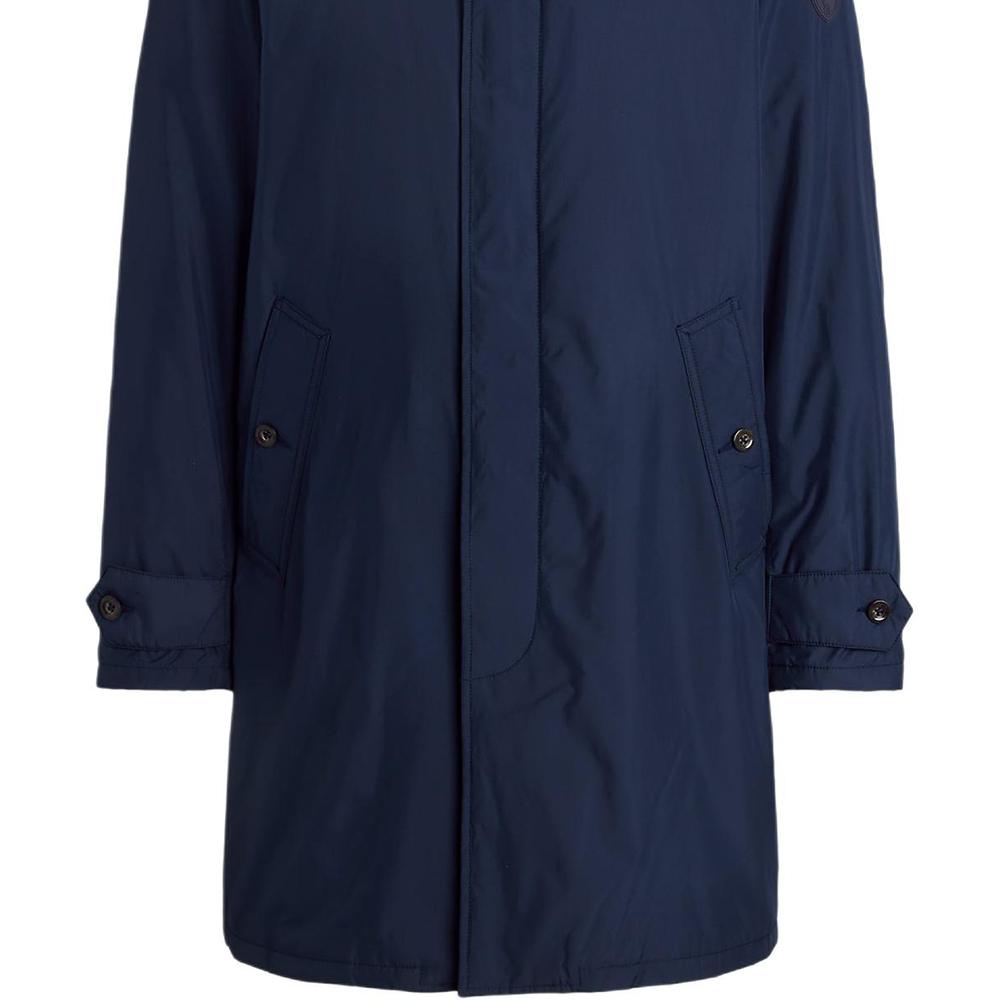 Polo Ralph Lauren Solid Color Small Pony Pattern Square Collar Thick Long Sleeve Jacket Men Jackets Dark-Blue MNPOOTW12820093-410
