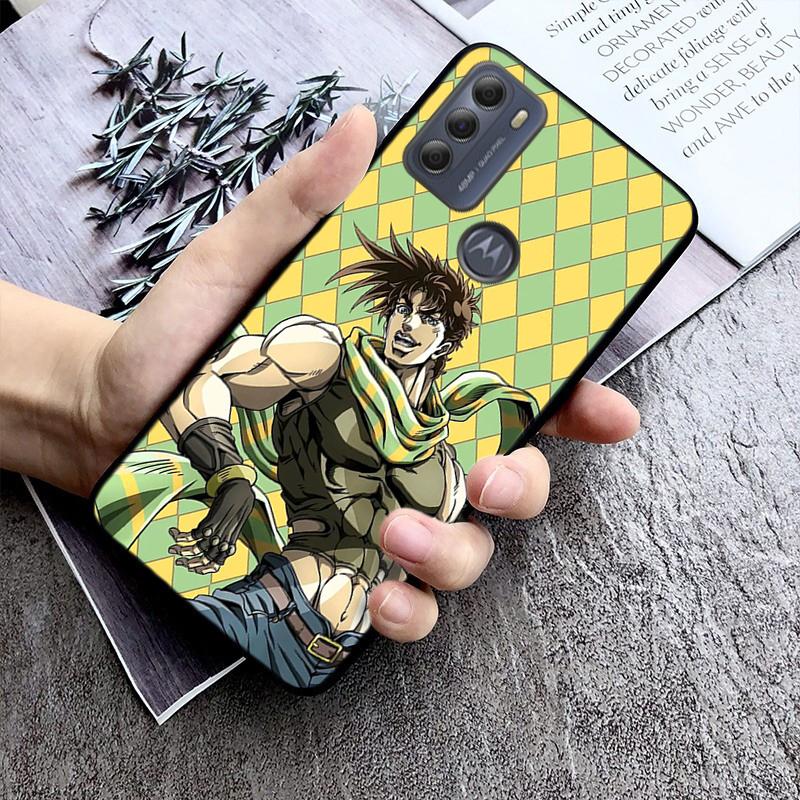 

Phone Case For Moto G86 G85 G75 G15 G05 G56 G72 G53 G54 G84 G60 G31 G32 G24 G 5G G Play Jojo jolyne and jotaro Moto G72