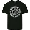 Simbolo Vichingo Vegvisir Bianco Palestra Unisex T-Shirt Leggera in Cotone