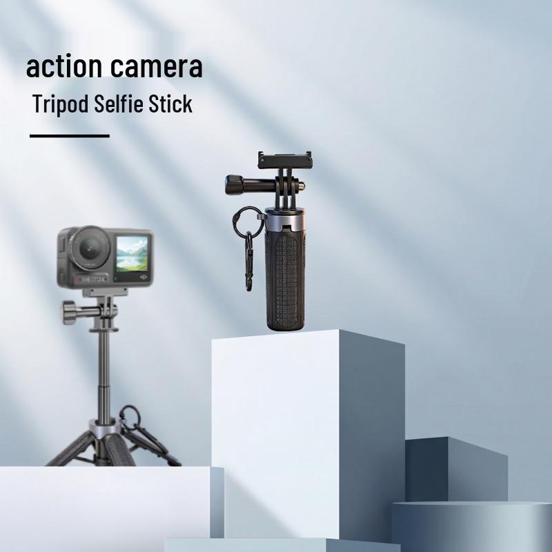 Versatile Tripod for DJI Camera: Outdoor Shooting, Boom Arm, Phone Live Streaming, Photography