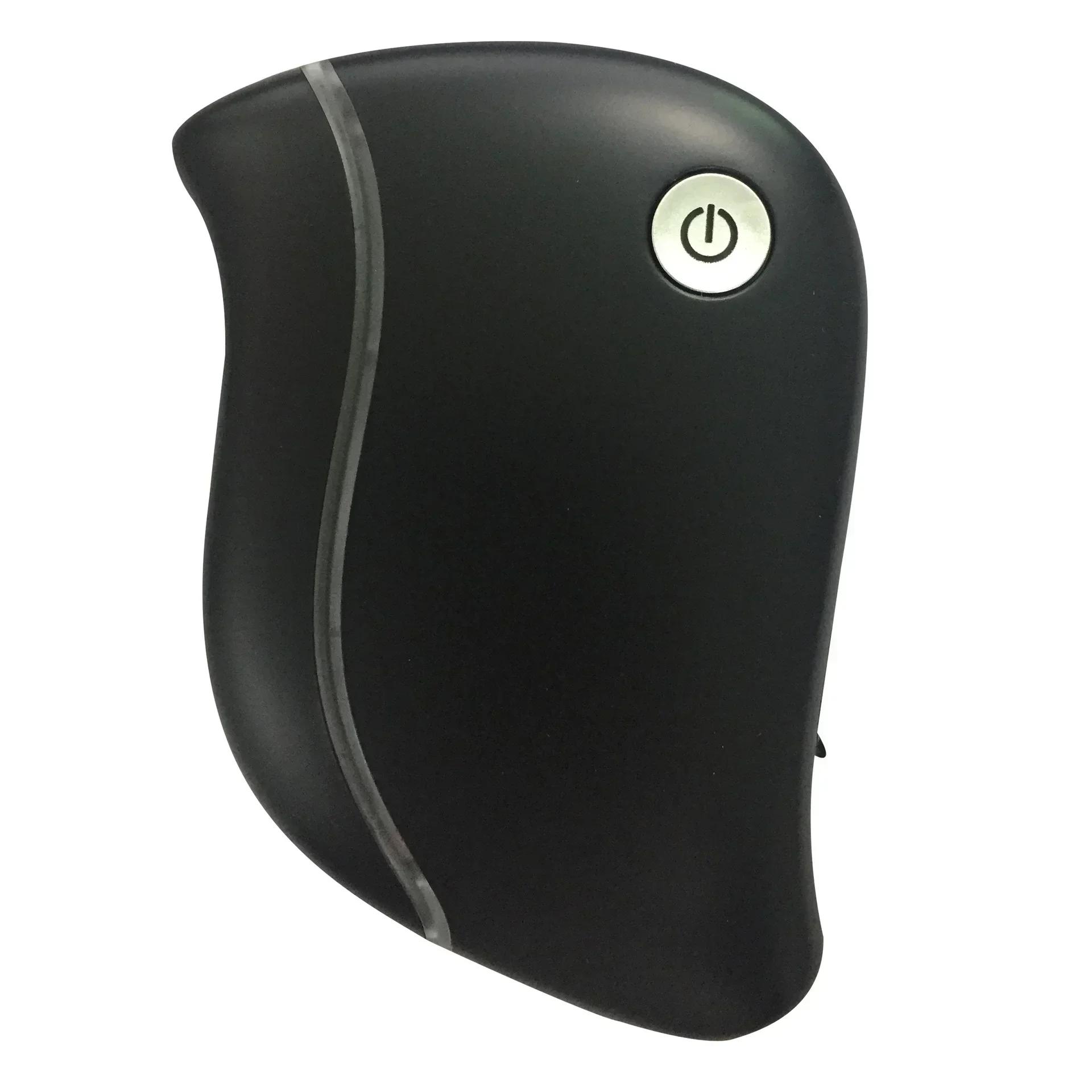 

Электрический массажер для лица Гуа Ша 4 в 1 с подогревом и вибрацией, для лифтинга лица, скребок, против морщин, для удаления второго подбородка, для красоты и ухода за кожей чёрный