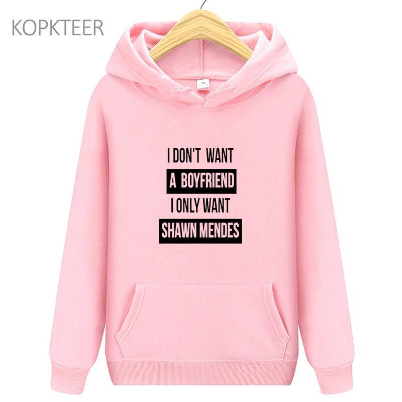 Cheap Shawn Mendes Letter Hoodies Autumn Hoodies Men Women Loose