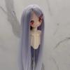 Neue Perücke für 13 & 14 & 16 BJD Puppen mit Pony Lange Gerade Perücke Mädchen DIY Make-up Zubehör