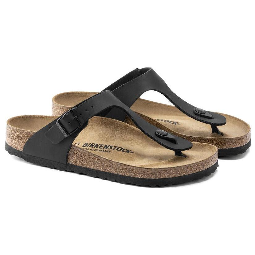 Birkenstock Gizeh Birko Flor Narrow Fit 'Black' 0043693