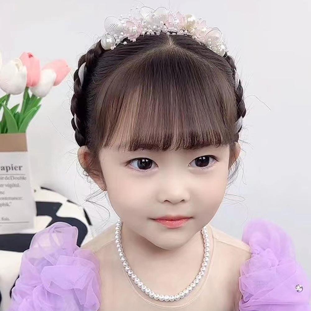 Children's Princess Hairband Supernatural Pearl Hair Accessories Performance Headband Women's Child Hair Ornaments