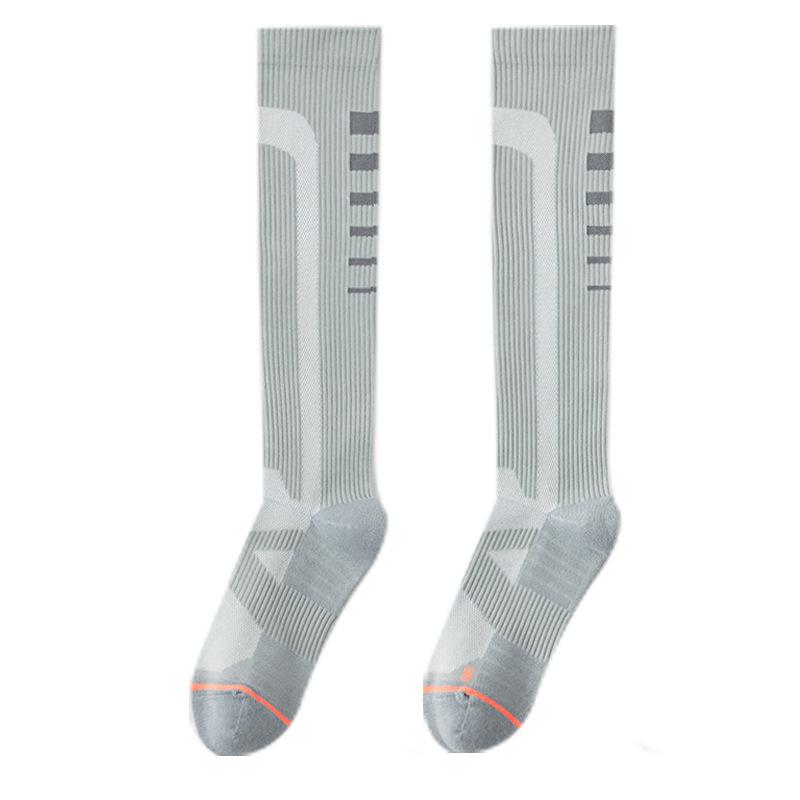 Ladies Spring and Autumn Sports Fitness Running Marathon Yoga Football Thin Leg Calf Pressure Socks