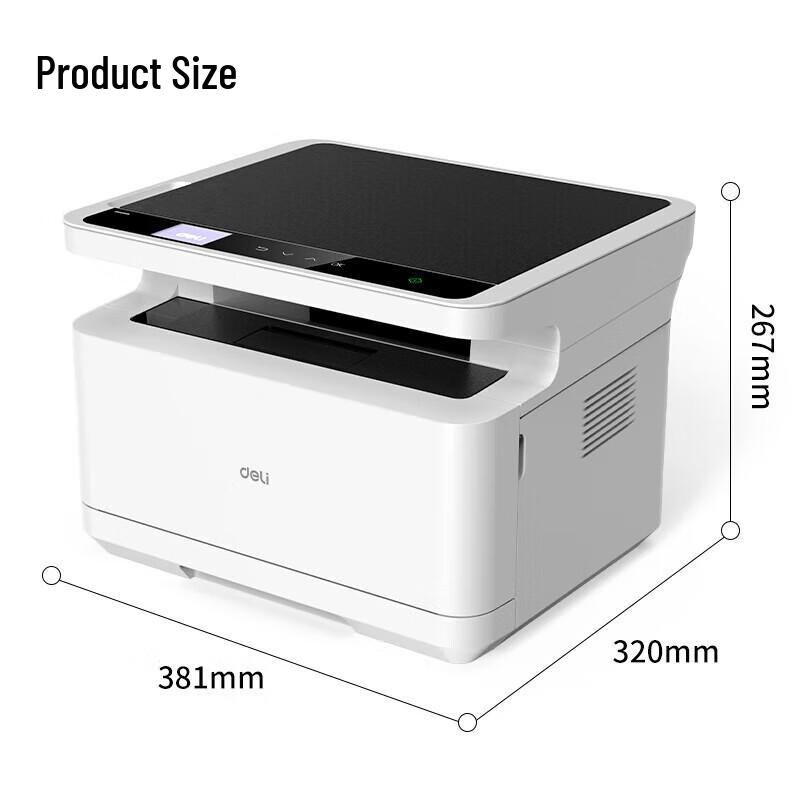 Deli DM25N Multifunction A4 Laser Printer CN plug (adapter included)