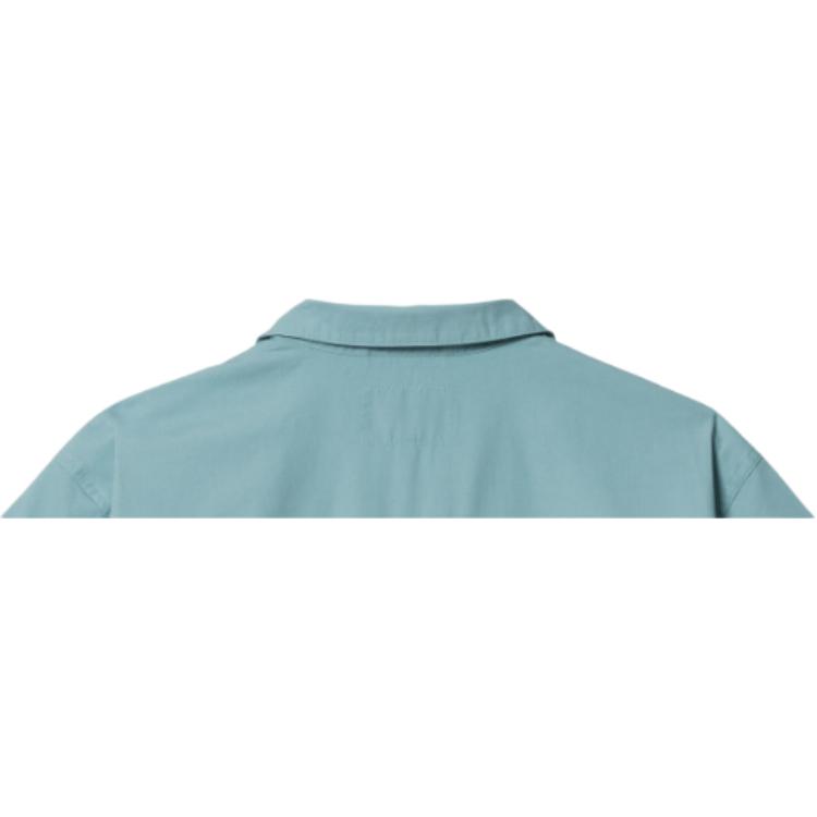 Carhartt WIP Logo Embroidered Single-Breasted Short Sleeve Shirt Unisex shirts Ice-Blue A241008-2CN-XX