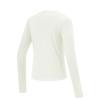 Li-Ning Fitness Series Solid Color Round Neck Comfortable Breathable Versatile Long Sleeve T-Shirt Women Tops Off-White ATLV108-6