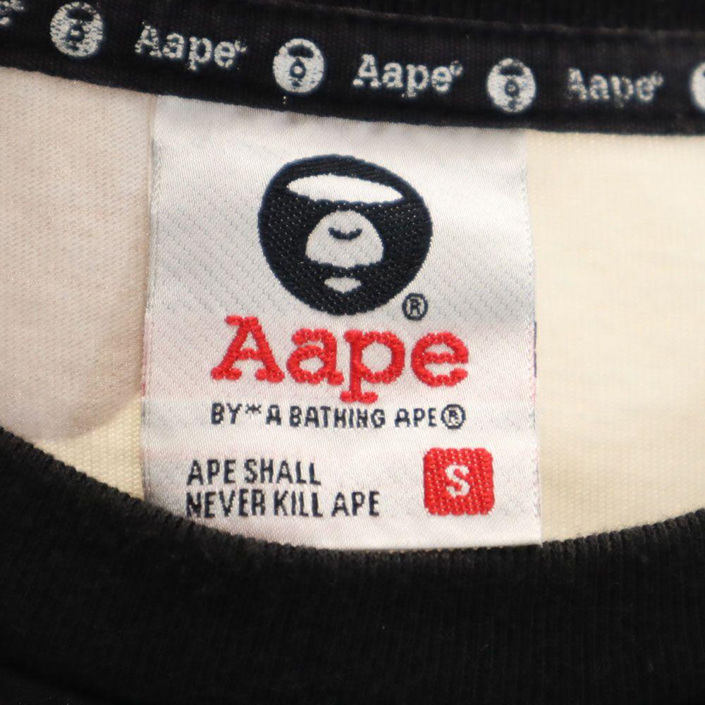 A BATHING APE Short sleeve T-shirt S black Men's Used