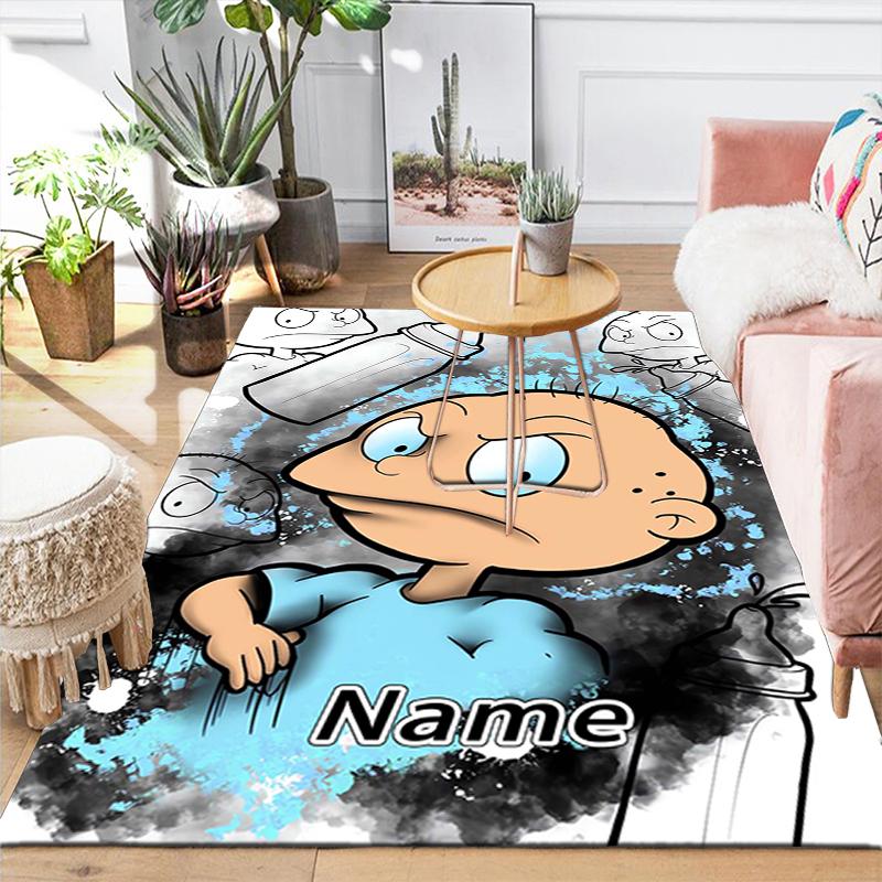 Custom 1Pc Rugrats Classic Adventures Rug Office Carpet Indoor Outdoor Entrance Doormat Nonslip Soft And Comfortable Living Room D2915243