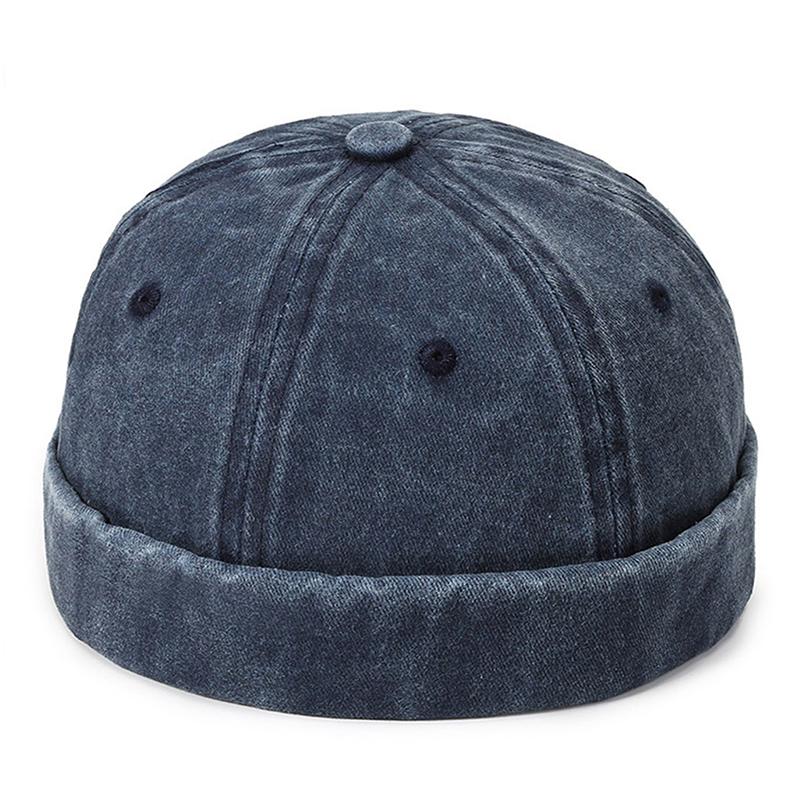 New Fashionable Landlord Hat Washed Cowboy Guapi Hat Street Hip Hop Hat Daily Leisure Decoration Hat Unisex Borderless Hat