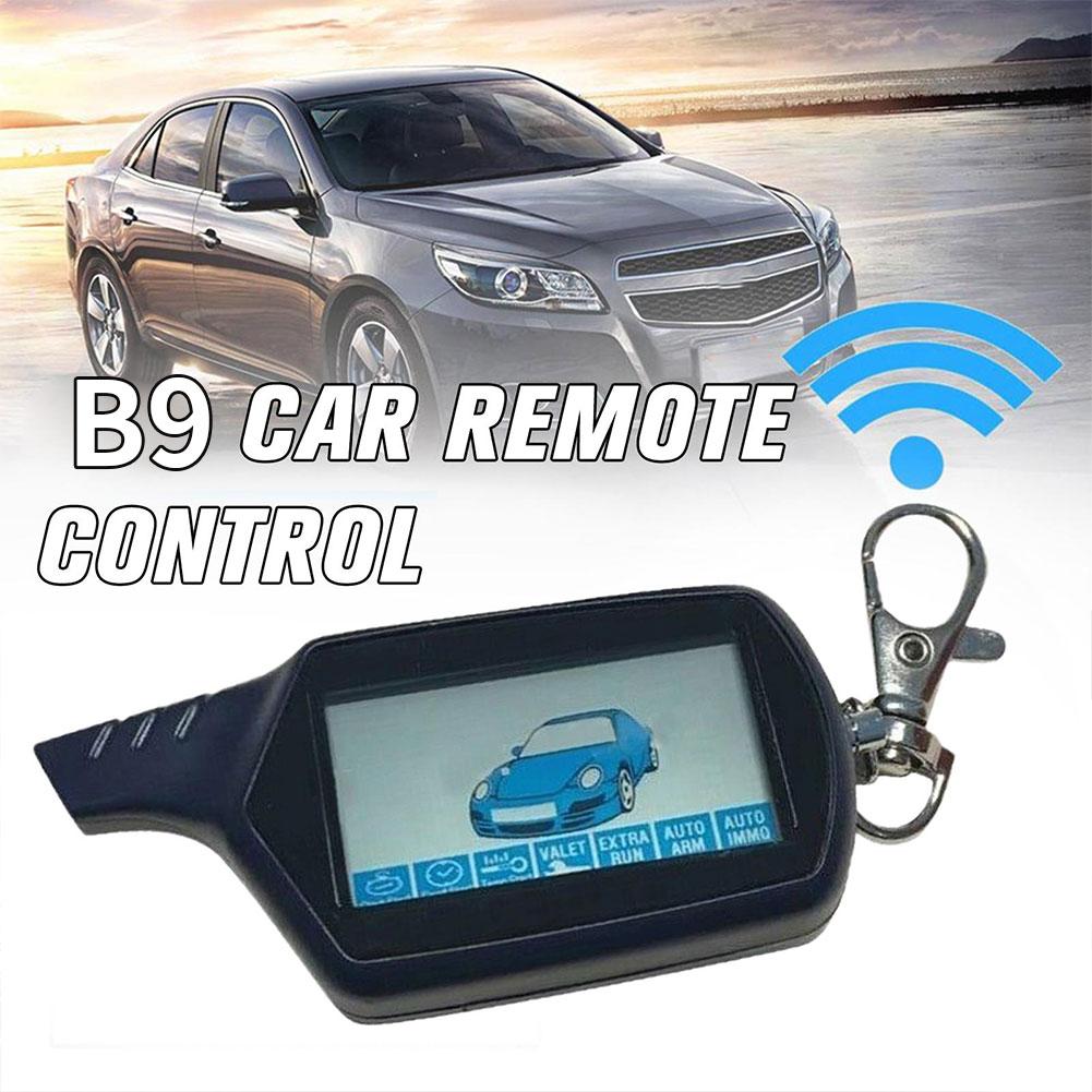 LCD Remote Control Key Vehicle Security Two Way Car Alarm System For Twage StarLine B9 For Russian Vehicle V8N0