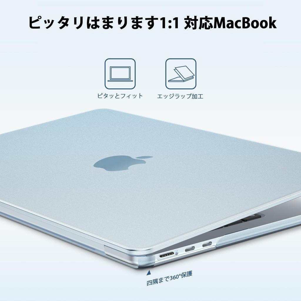 EooCoo [Ultra-thin Armor Case for MacBook Air 13.6 Inch M4 M3 M2 (2026 M5)] Compatible with A3449 A3240 A3113 A2681 2025 2024 2022, [100% Match Midnig