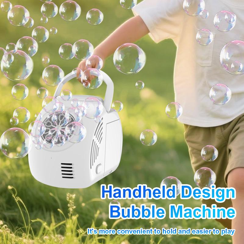 10 Hole Fully Automatic Bubble Machine For Children'S Kindergarten Outdoor Activities Bubble Toy Without Battery Bubble Water