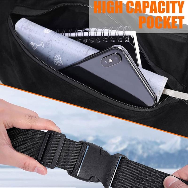 Rechargeable Heated Hand Warmer Pouch Fast Heating Cold Weather Thermal Glove Waist Bag For Travel Office Home