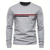 Spring Men's,Men's Letter Printing,Men's Long Sleeve,Trendy Round Neck New Casual T-Shirt