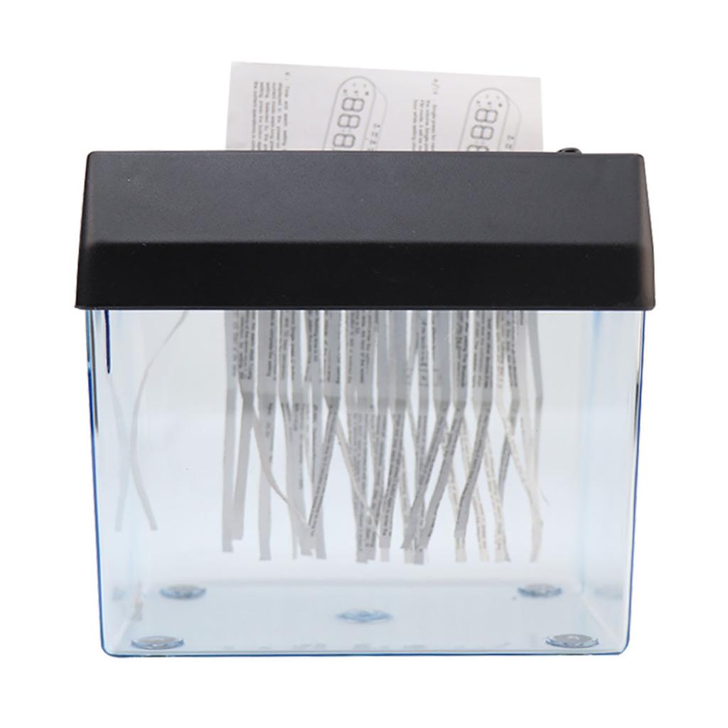 USB Paper Shredder Automatic Feeding Mini Electric A6 Paper Shredder Cutter for Office School