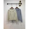 C S In The Room Loha Stripe Strap Raglan Hood Long Sleeve Shirt 2Color