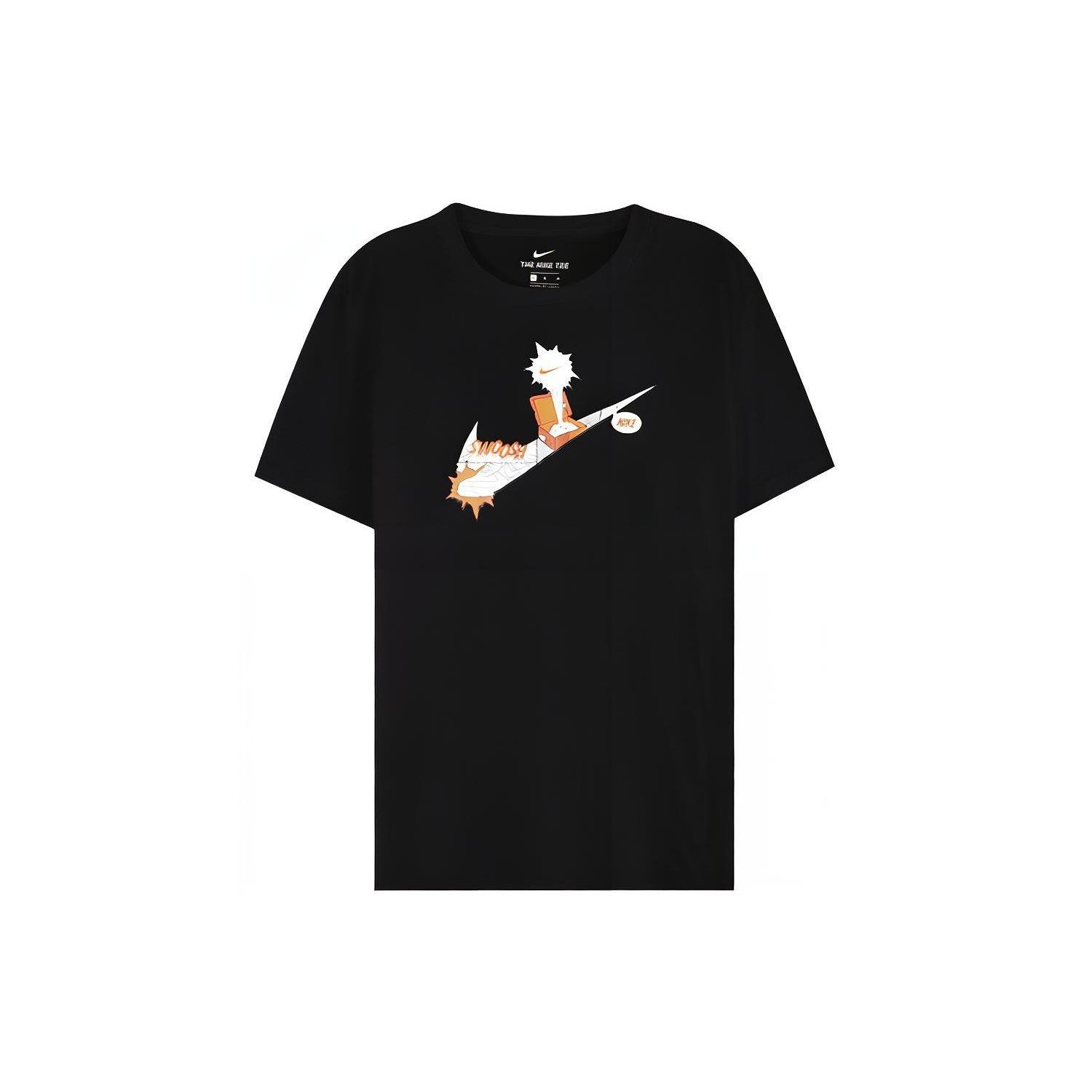 Nike AS M Nike Sportswear NSW Tee Shoe swoosh Short Sleeve Black Men s CT6524-010 XL