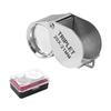 Metal Jewelry Magnifying Glass Folding Reading Magnifier Professional 10-30X Pocket Loupe  Jewelers