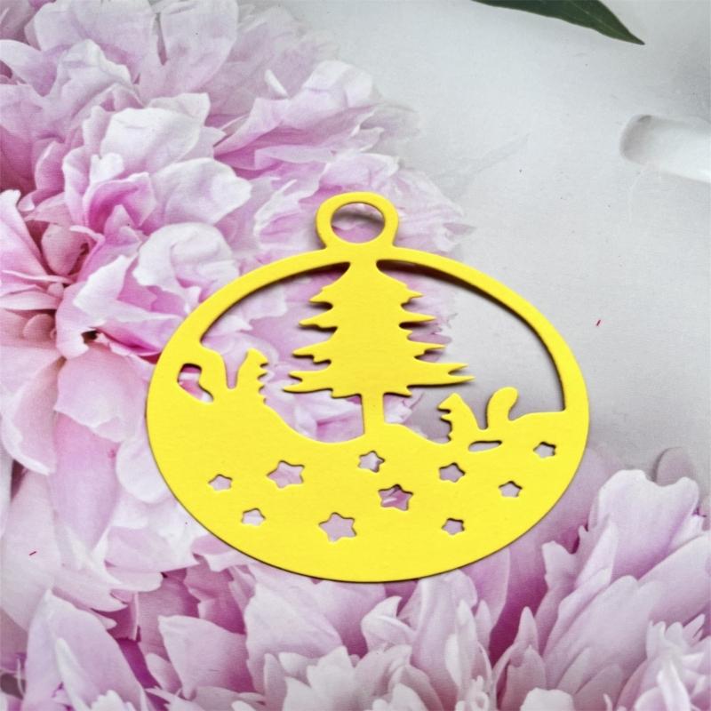 Christmas Pendant Metal Cutting Dies DIY Craft Carbon Steel Embossing Template Stencil Scrapbooking for Card Die Cuts
