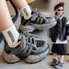 Girls' Sneakers2026Spring and Autumn New Style Children's Lightweight Soft-Soled Dad Shoes Popular Boys' Running Shoes Casual Shoes