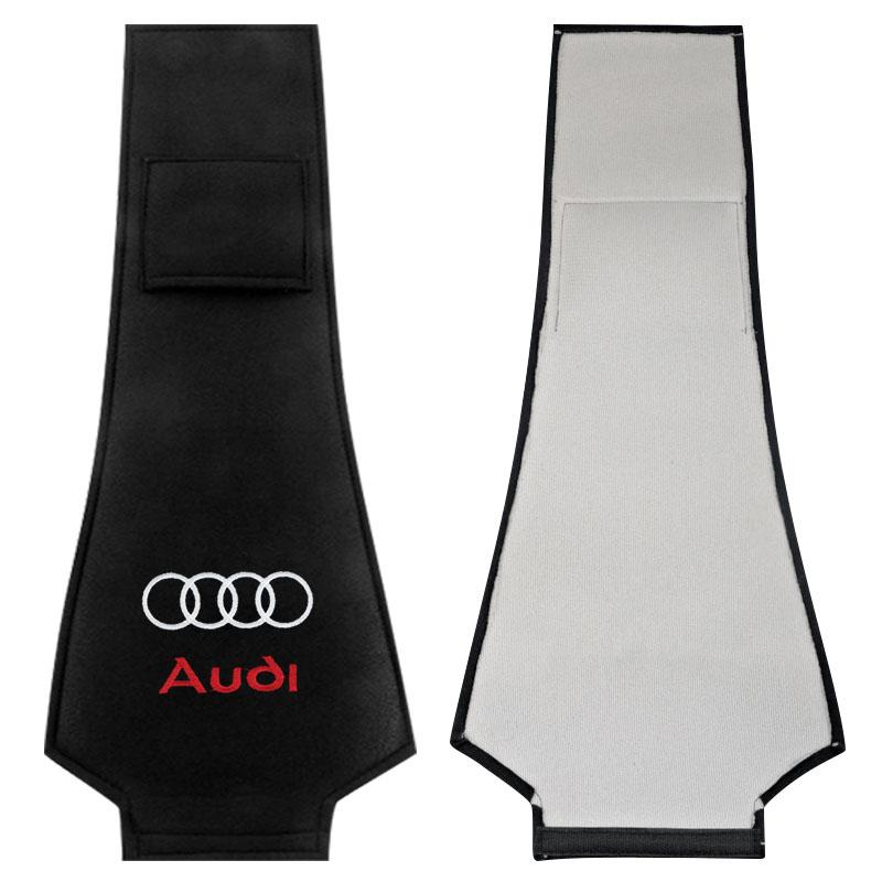 1pcs Car Seat Back Headrest Pillow Dustproof Cover for Audi C5 C6 C7 A4 B6 B8 B7 A6 A3 A5 Q3 Q5 Q7 8P S3 S5 S1 S4 S2 RS3 RS4 RS5 RS6 RS8