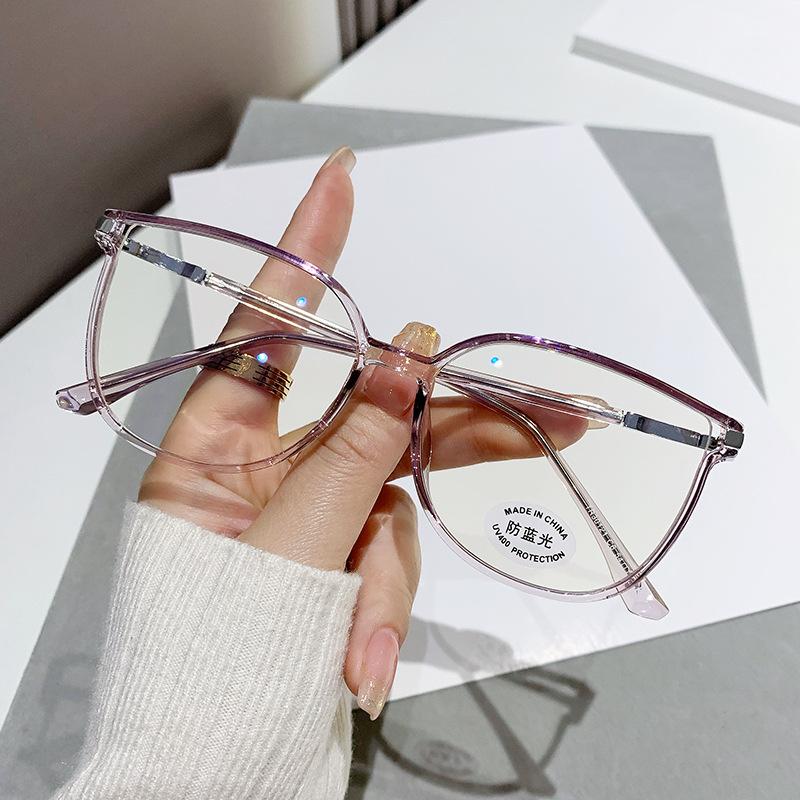 

Оправа для очков Tr90, Персонализированные очки с защитой от синего света для обычного лица, Плоские очки Daren 30121