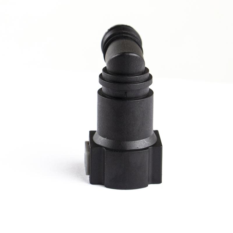 9.89 ID 6 Curved Fuel Line Quick Connector Auto Parts Pipe Fittings Fuel Filter Fitting Fuel Quick Connector
