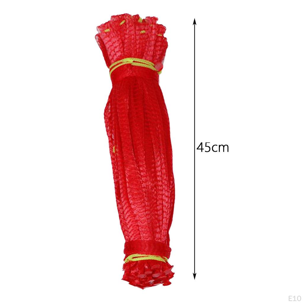 100 Pieces Hanging Watermelon Net Bags Fruit Mesh Protection Cucumbers Growing Storage with