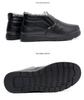 Winter Men's Warm Cotton Shoes: Velvet-Lined, Waterproof, Non-Slip Boots for Middle-Aged & Elderly