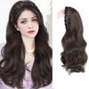 Long Curly Fishtail Headband Wig - Women's European & American Style