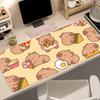 Gaming Mouse Pad Computer Kawaii Capybara Pattern Desk Mouse Mat Gamer Professional Premium Mousepad Speed Control Accessories