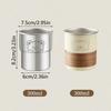 Anti-scalding Cute Tumbler Fall Prevention Stepped Coffee Cup Scratch Proof Small Metal Cup  Adult