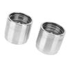 2PCS Trailer Wheel Bearing Protectors with Dust Covers Stainless Steel Universal for Boats Snowmobiles RVs ATVs