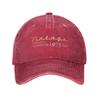 Vintage  Made In  Baseball Cap Vintage Distressed Washed  Sun Cap Unisex All Seasons Travel Adjustable Fit Hats Cap